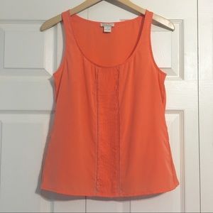 Lucky Brand Pleated Center Detail Tank Top